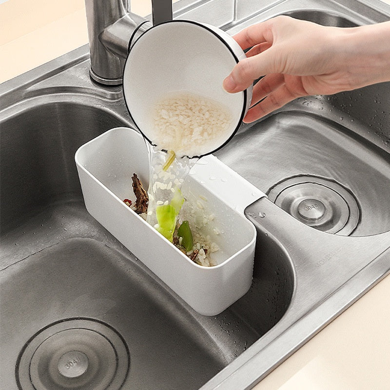 Locaupin Sink Drain Strainer Basket Kitchen Food Waste Leftovers Food Catcher Garbage Corner Sink Strainer