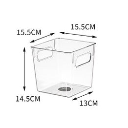 Locaupin Storage Bins office A4 File Stationery Storage Plastic Organizers Cabinet Versatile Kitchen Pantry Organization
