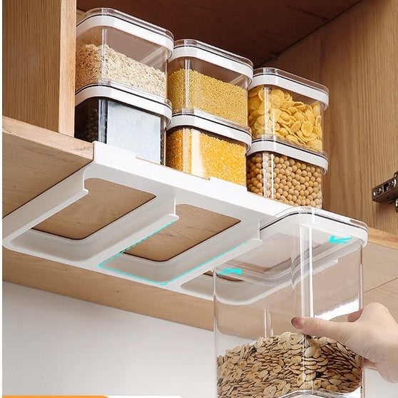 Locaupin Airtight Food Storage Container Clear Pet Kitchen and Pantry Organization Containers Food Dispensers