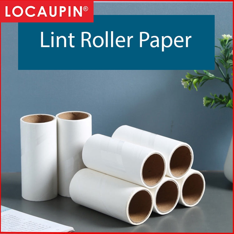 Locaupin 2roll 16cm 60sheet Lint Roller Refill,Super Sticky Roller Pet Hair Clothes Roller Refill