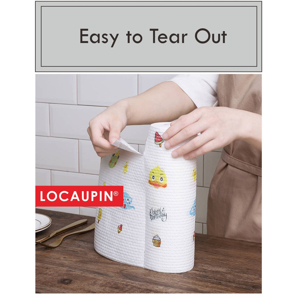 Locaupin 60 Sheets Reusd absorbent & oil absorbent Tissue Paper Towels, Soft & Strong Kitchen Tissue Paper Towels