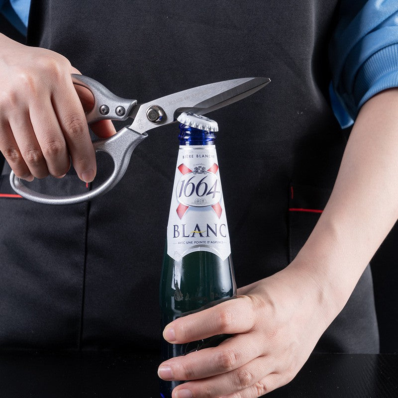 Locaupin Shears Scissors Heavy Duty for Kitchen Use Cutting Chicken Bones Poultry Made of Stainless Steel
