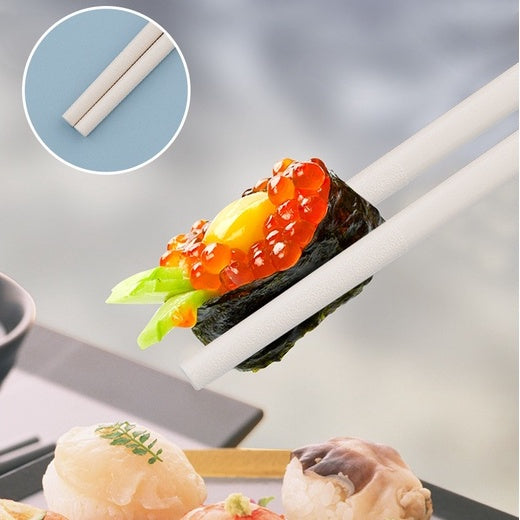 Locaupin 5 Pairs Reusable Chopsticks Dishwasher Safe,Fiberglass Chopsticks Set, Non-Slip, Easy to Use