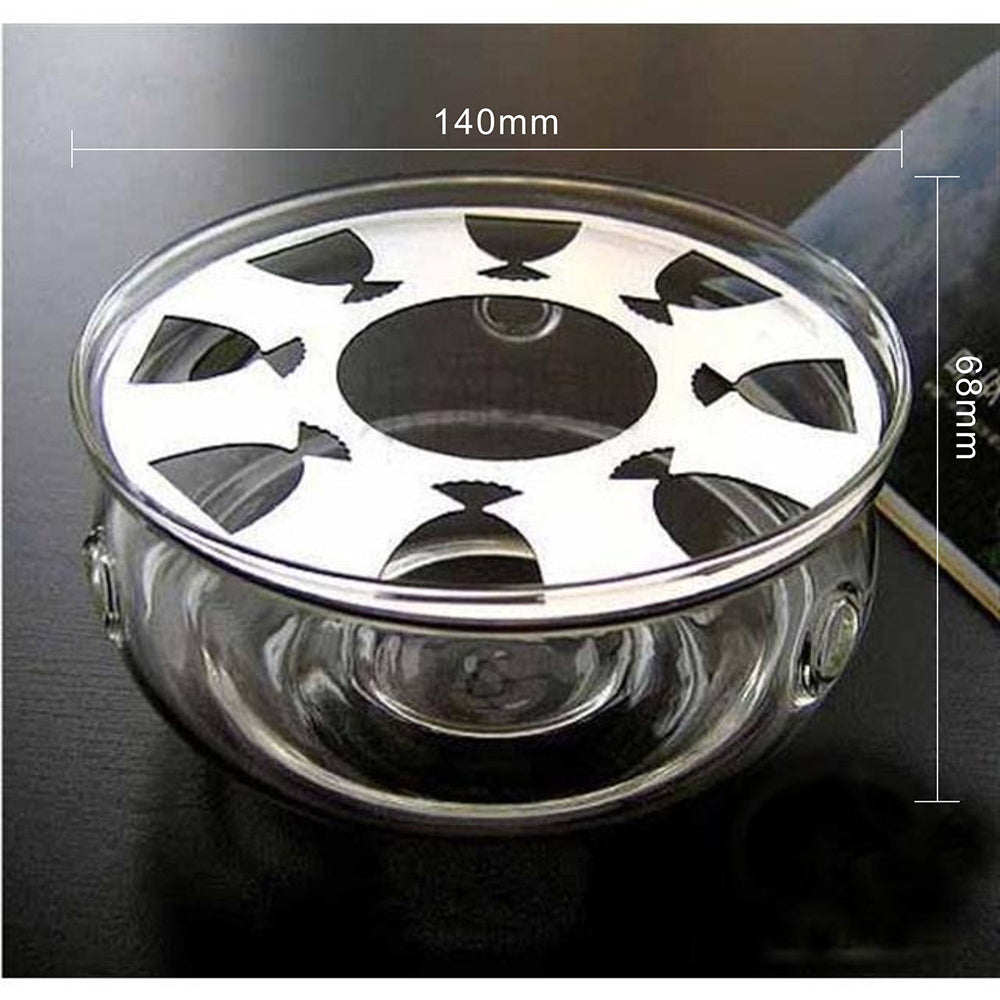 Locaupin -20 to150β Borosilicate Glass Teapot Teabloom Stovetop Microwave Safe High Temperature Tea Cups with Filter