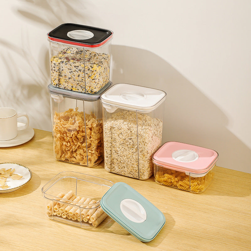 Locaupin Airtight Food Storage Container Clear Pet Kitchen and Pantry Organization Containers Food Dispensers