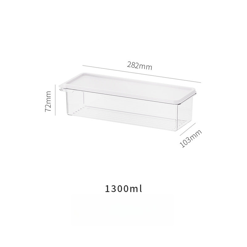 Locaupin Food Storage Containers, Stackable Refrigerator Freezer Organizer Fresh Keeper Container with Vented Lids