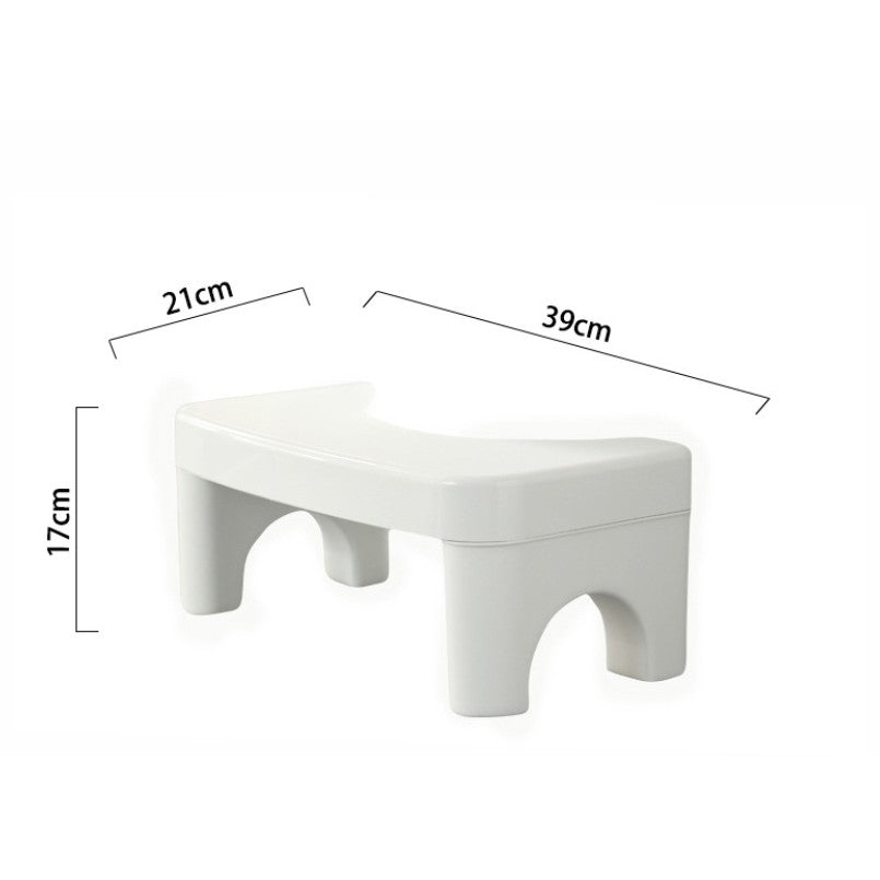 Locaupin Folding Squatting Stool Foldable Toilet Stool Convenient and Compact Great for Travel Fits All Toilets