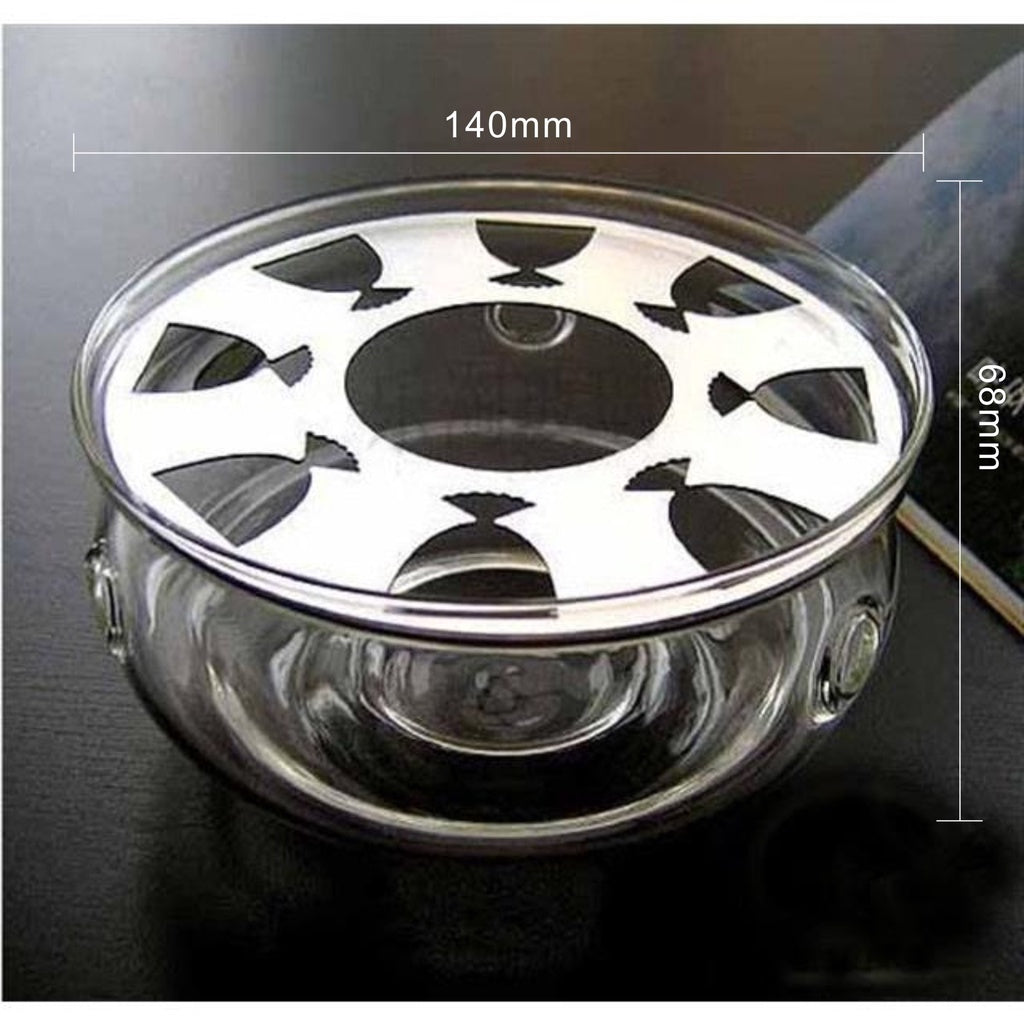 Locaupin -20 to150β Borosilicate Glass Teapot Teabloom Stovetop Microwave Safe High Temperature Tea Cups with Filter