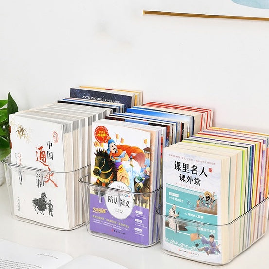Locaupin Stackable Kitchen Pantry Cabinet, Refrigerator, Freezer Food Handles, Food Container Books Storage Holder