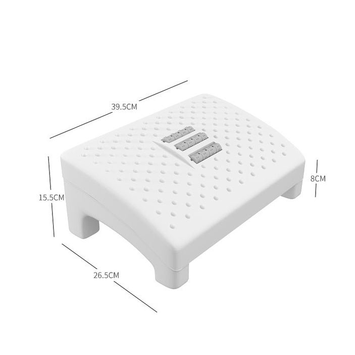 Locaupin Foot Rest for Under Desk,with Massage Surface,Ergonomic Tilted Foot Stool for Desk at Work for Home Office