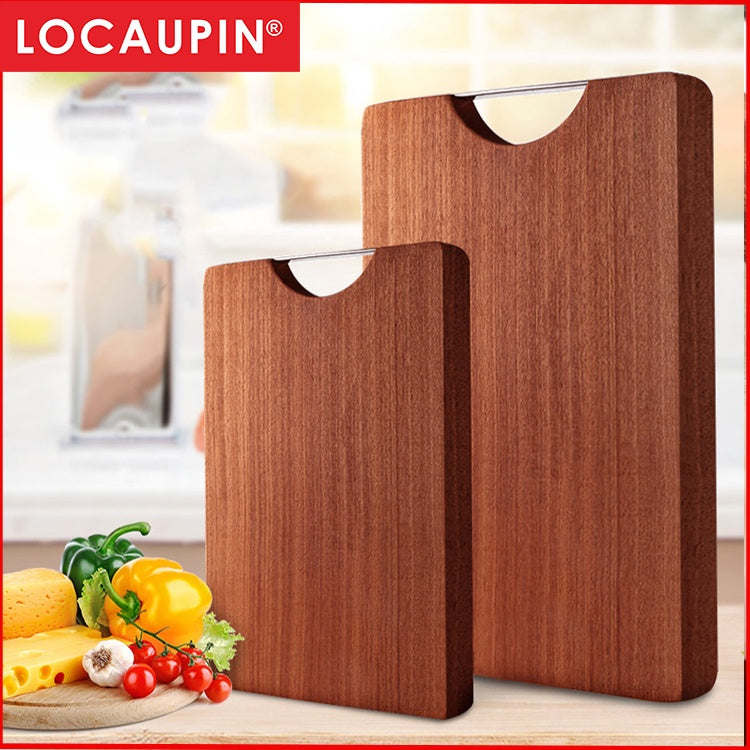 Locaupin Wood Cutting Board, Cutting Boards for Kitchen Chopping Board with Handle Meat/Vegetables/Fruits