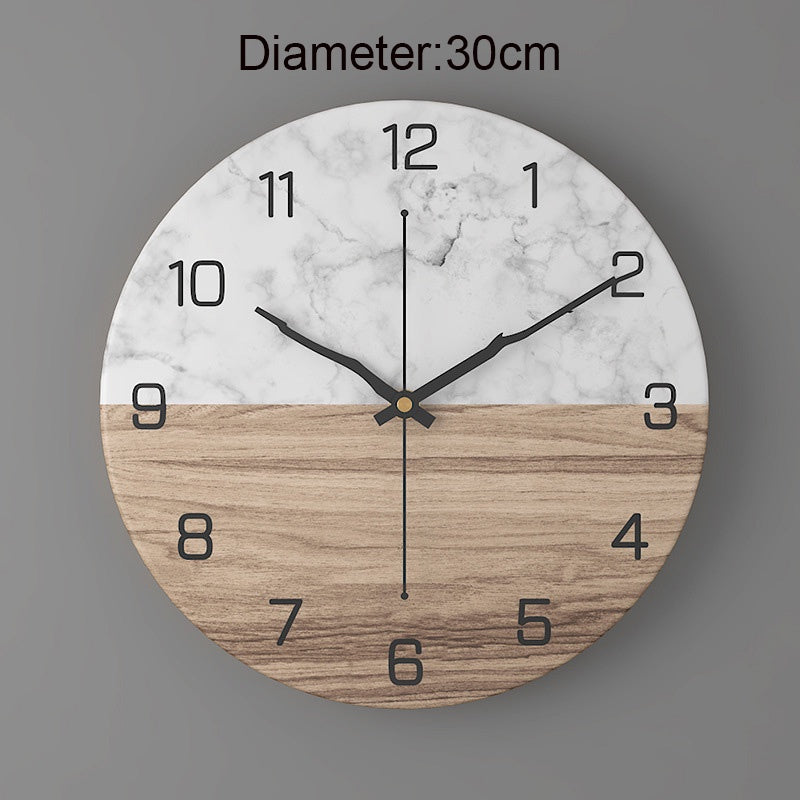 Locaupin Large Wall Clock Black Metal Battery Operated Wall Clock, Silent Clock Modern Home Decor for Living Room/Office