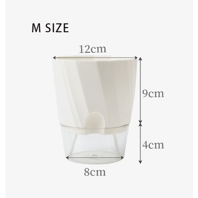 Locaupin Self Watering Planter Flower Pots Multicolor Balcony Garden Plant Planter Baskets Fence Bucket Pots