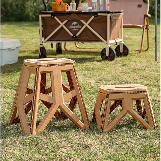 Locaupin Foldable Step Stool Tall Holds Up to 100kg Plastic Foldable Step Stool for Bathroom, Garden, outdoor ,Fishing