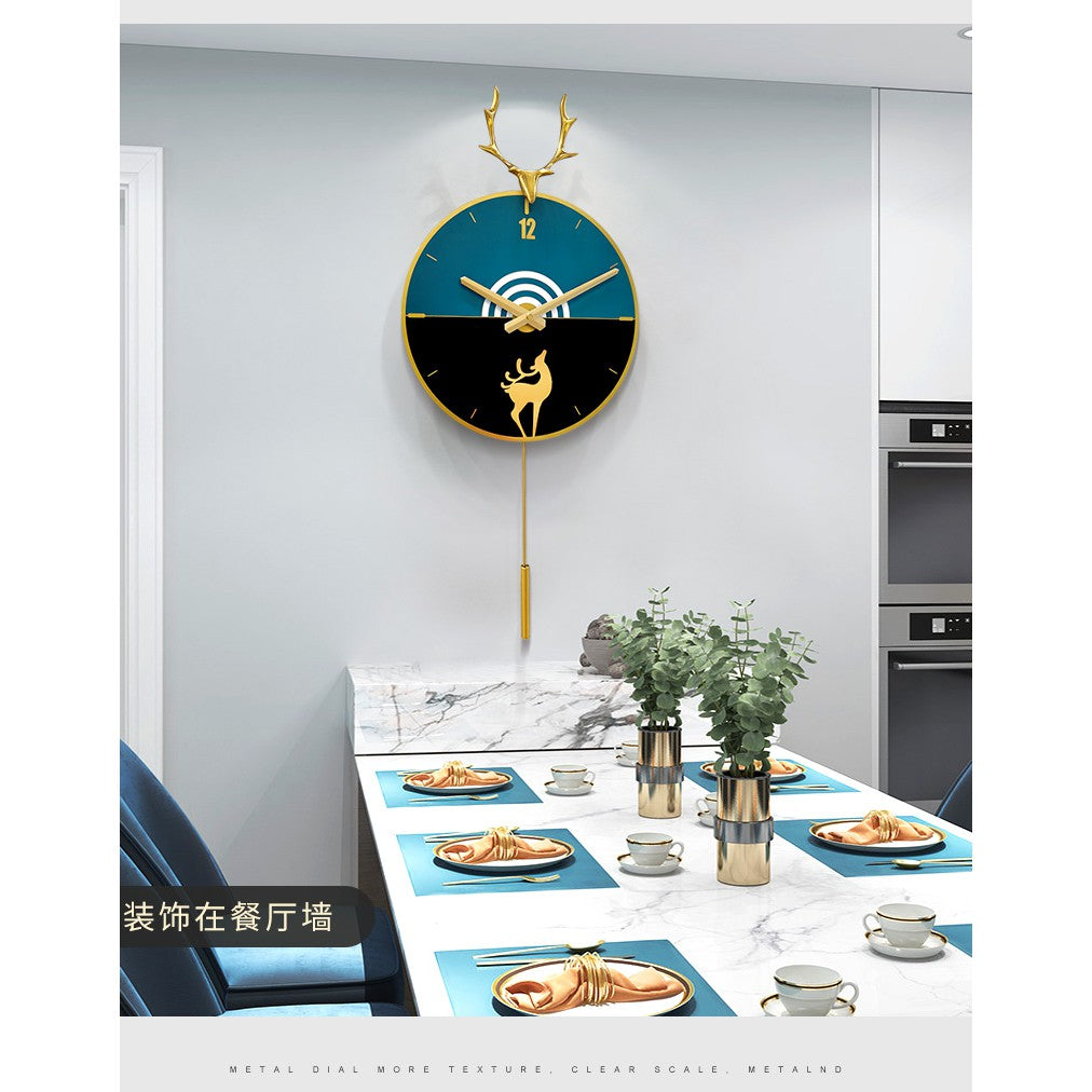 Locaupin Clocks and watches wall clocks living room home clock modern minimalist wall decoration wall watch