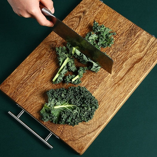 Locaupin Wood Cutting Board, Cutting Boards for Kitchen Chopping Board with Handle Meat/Vegetables/Fruits