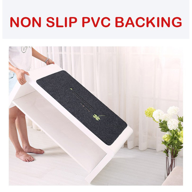 Locaupin Dirt Trapper Door Mat for Indoor Outdoor Washable Mat Non-Slip Entrance Rug Shoes Scraper