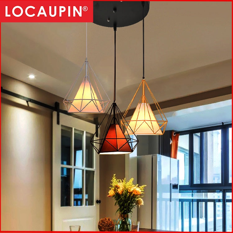 Locaupin Farmhouse Pendant Lighting 3-Light Industrial Modern Hanging Lighting Fixtures for Home Pendant lamp