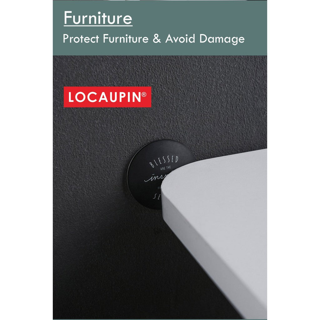 Locaupin Door Stopper Wall Protector Silicone Door Sticker Anti-Collison Handle Bumper Self Adhesive 3M Sticker