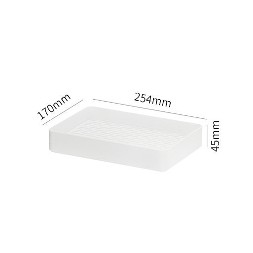 Locaupin Drain Board Double Layer Kitchen Drain Shelf Sink Detachable Draining Rack Tray Fit for Dish Bowl,Vegetable