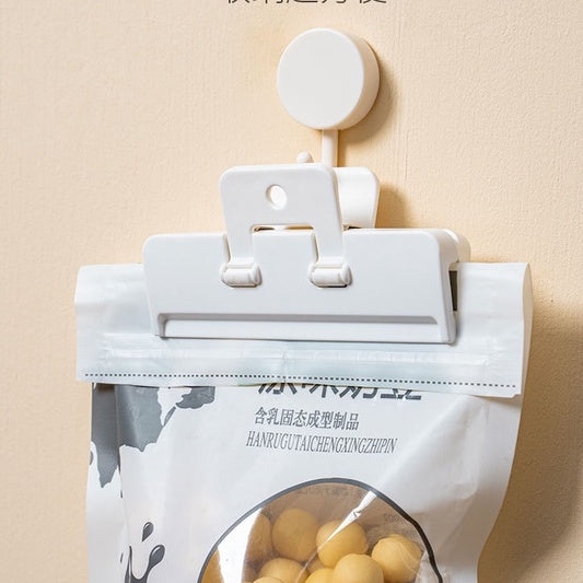 Locaupin 2pcs Bag Clips for Food Food Storage Sealing Clips Chip Bag Clips, Plastic Cap Sealer Clip keep Fresh
