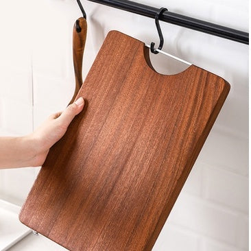 Locaupin Wood Cutting Board, Cutting Boards for Kitchen Chopping Board with Handle Meat/Vegetables/Fruits