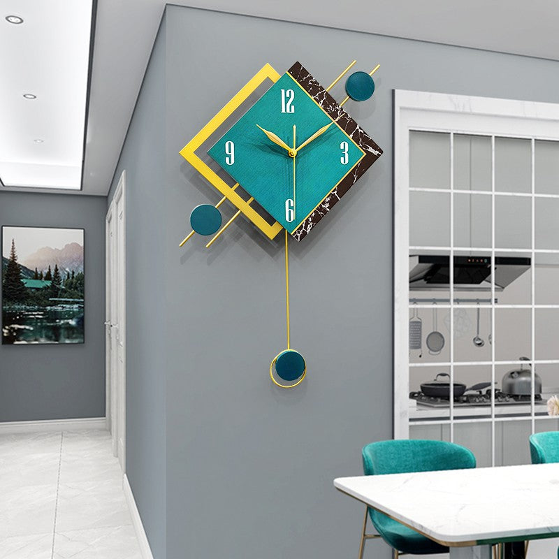 Locaupin Clocks and watches wall clocks living room home clock modern minimalist wall decoration wall watch