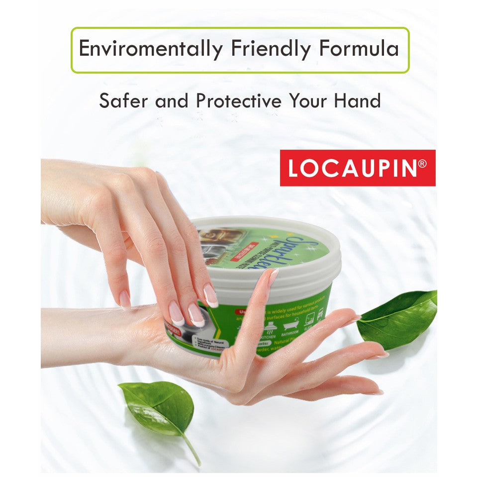 Locaupin Sparklean Magic all Purpose Cleaning Paste Derusting Past Paste Stainless Steel Ceramics Metal Surfaces(150g)