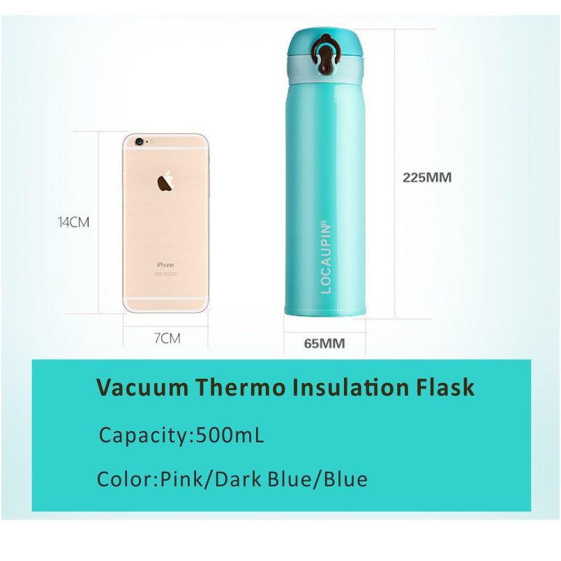 Locaupin 304 Stainless Steel Liner Vacuum Thermo Insulation Flask