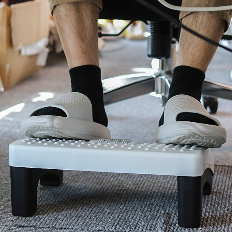 Locaupin Foot Rest for Under Desk,with Massage Surface,Ergonomic Tilted Foot Stool for Desk at Work for Home Office