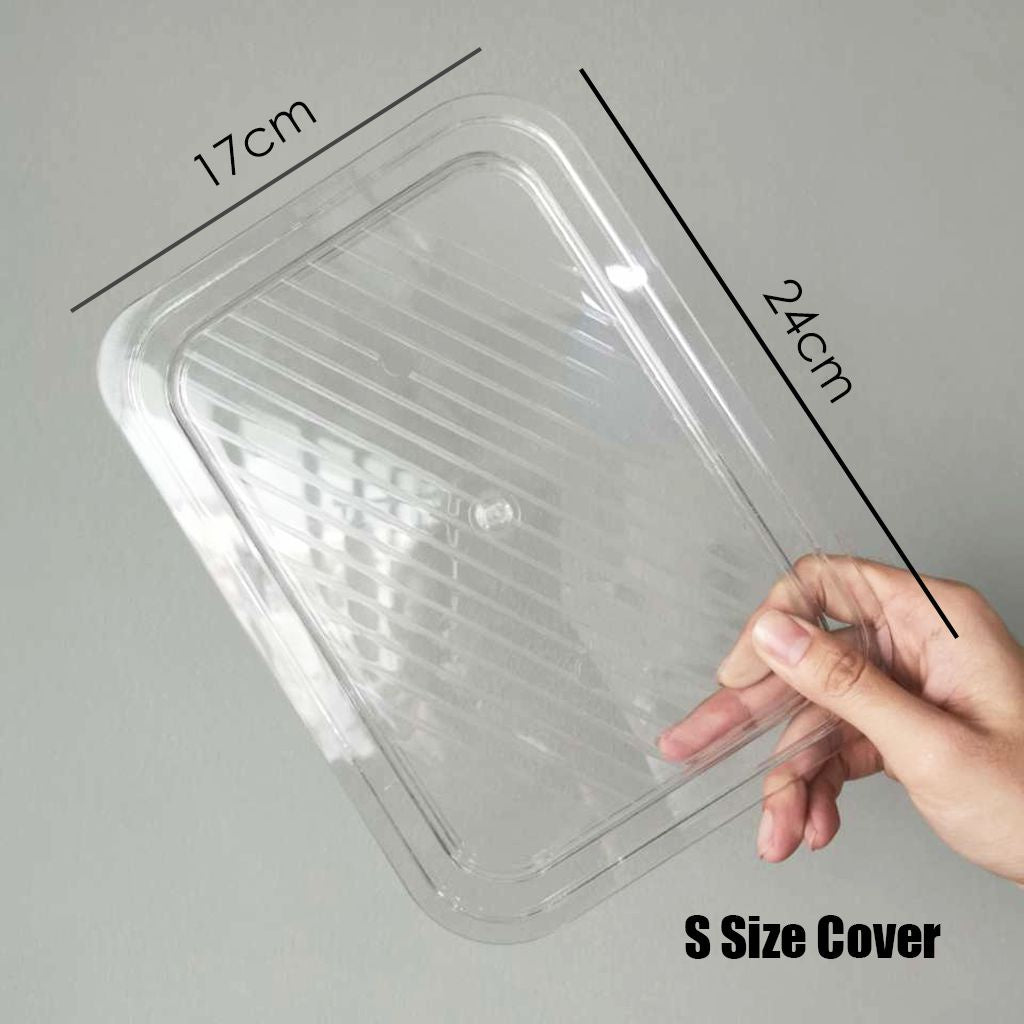 Locaupin Stackable Kitchen Pantry Cabinet, Refrigerator, Freezer Food Handles, Food Container Books Storage Holder