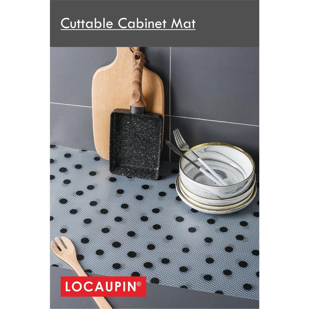 Locaupin Shelf Liner Cabinet Pad Shelf Liners Refrigerator Mat for Kitchen Home Drawer Table Placemats