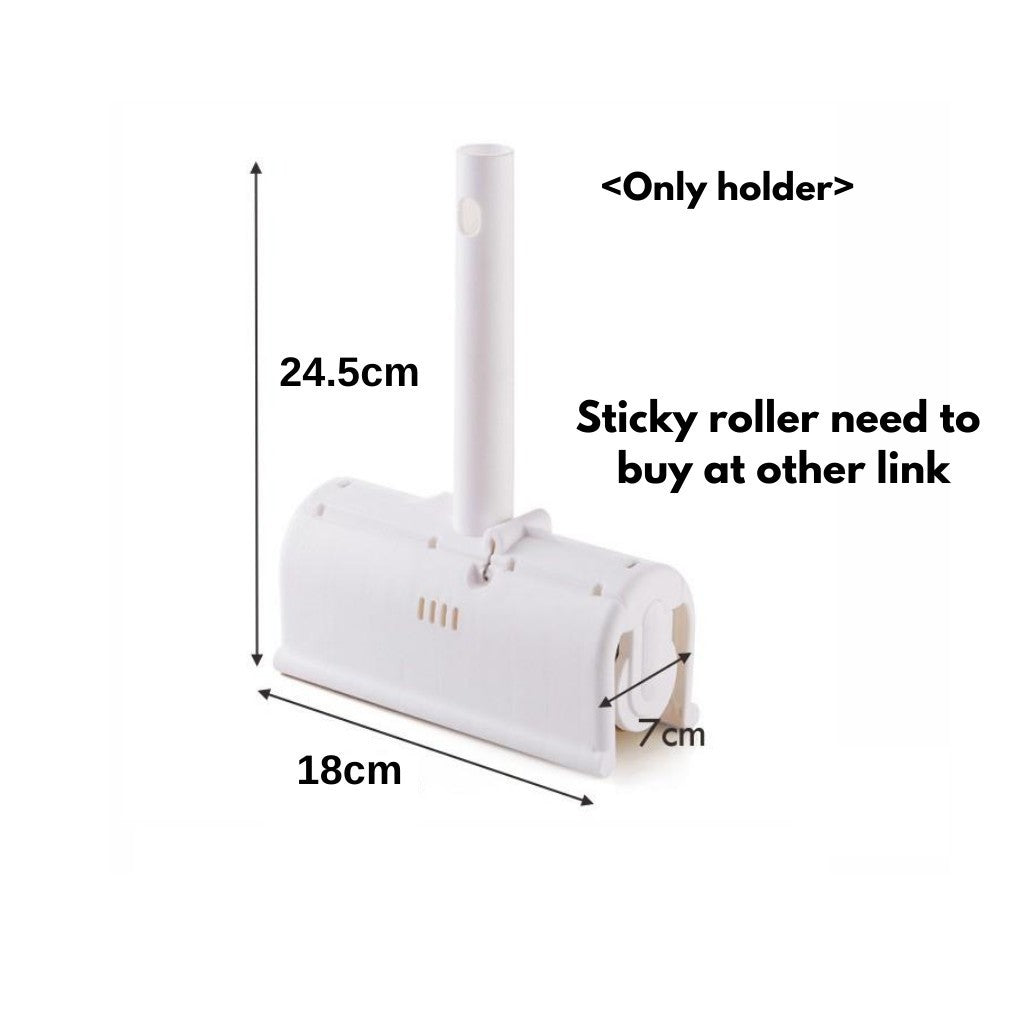 Locaupin Sticky Lint Roller, Reusable and Washable Detachable Handles Sticky for Pet Hair Removal Clothes Carpets Dust