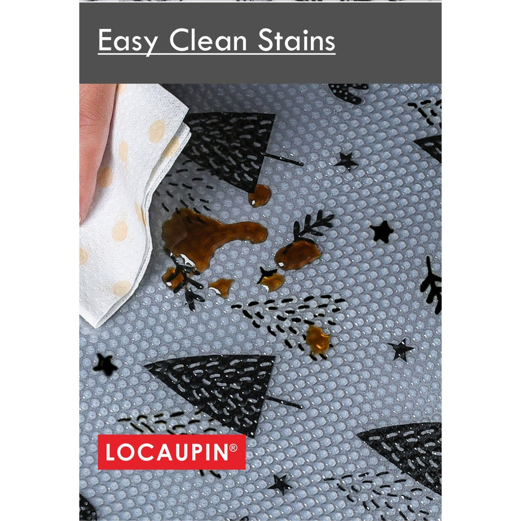 Locaupin Shelf Liner Cabinet Pad Shelf Liners Refrigerator Mat for Kitchen Home Drawer Table Placemats