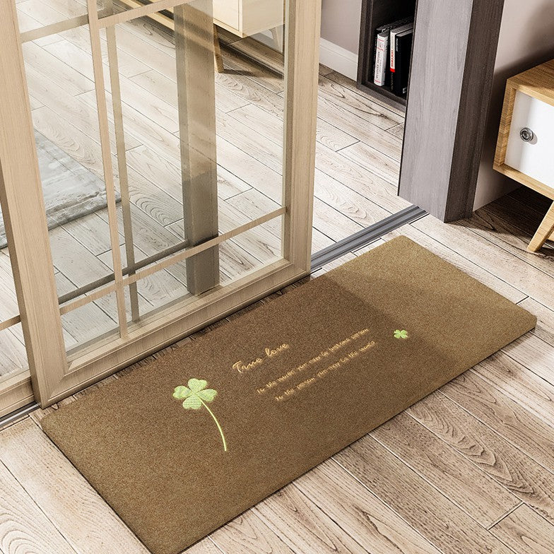 Locaupin Dirt Trapper Door Mat for Indoor Outdoor Washable Mat Non-Slip Entrance Rug Shoes Scraper