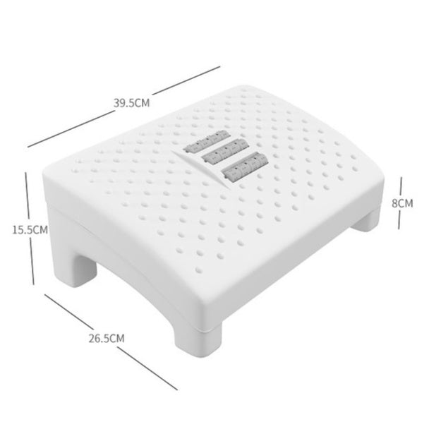 Locaupin Foot Rest for Under Desk,with Massage Surface,Ergonomic Tilted Foot Stool for Desk at Work for Home Office
