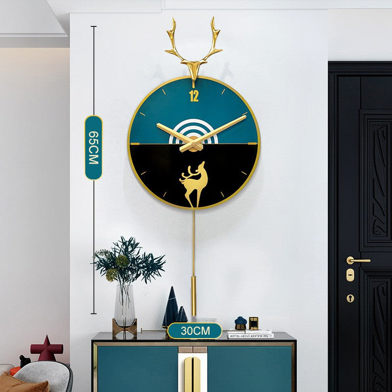 Locaupin Clocks and watches wall clocks living room home clock modern minimalist wall decoration wall watch