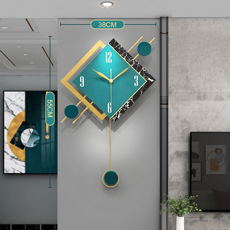 Locaupin Clocks and watches wall clocks living room home clock modern minimalist wall decoration wall watch