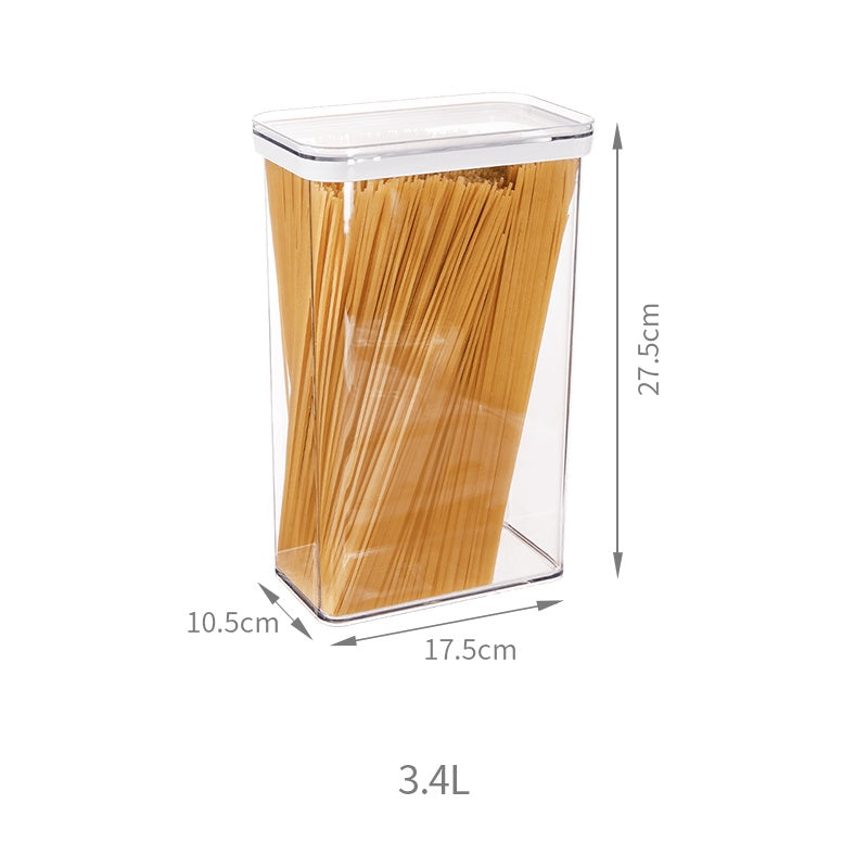 Locaupin Airtight Food Storage Container Clear Pet Kitchen and Pantry Organization Containers Food Dispensers