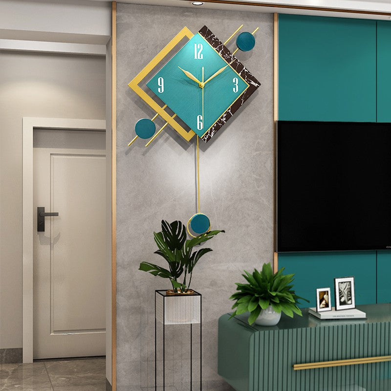 Locaupin Clocks and watches wall clocks living room home clock modern minimalist wall decoration wall watch