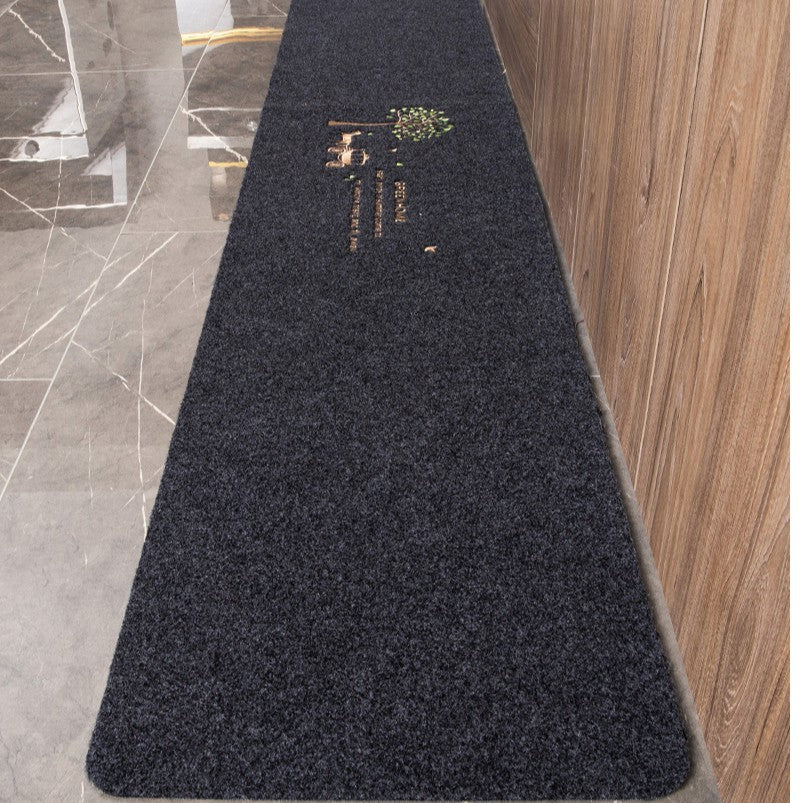 Locaupin Dirt Trapper Door Mat for Indoor Outdoor Washable Mat Non-Slip Entrance Rug Shoes Scraper