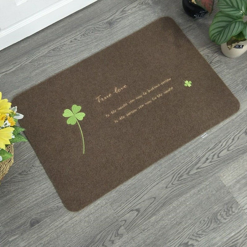 Locaupin Dirt Trapper Door Mat for Indoor Outdoor Washable Mat Non-Slip Entrance Rug Shoes Scraper