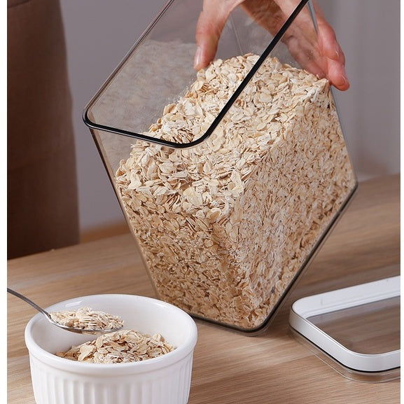Locaupin Airtight Food Storage Container Clear Pet Kitchen and Pantry Organization Containers Food Dispensers