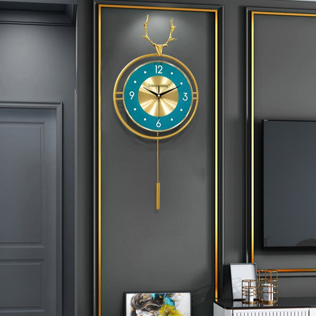 Locaupin Clocks and watches wall clocks living room home clock modern minimalist wall decoration wall watch