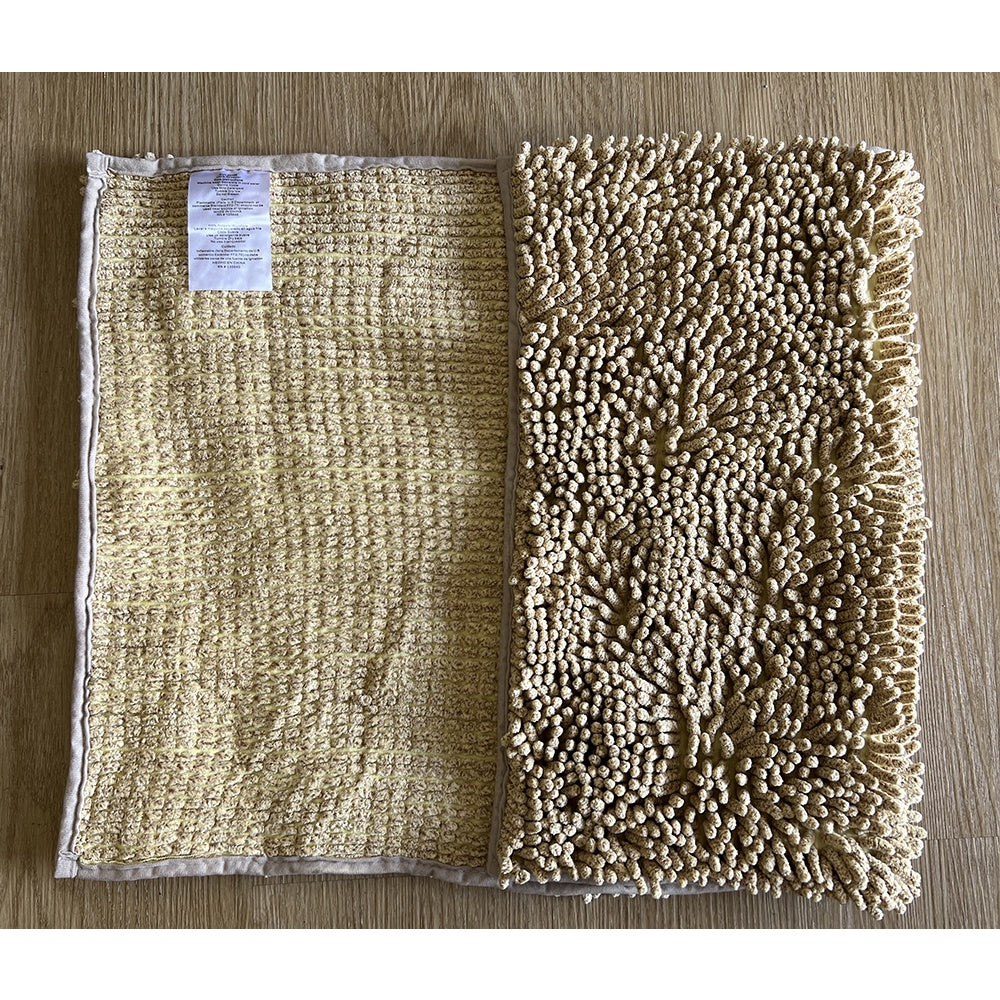 Locaupin 50x80cm Good Quality Chenille Carpet Random Color Water-Absorbing Non Slip Mat Non Slip Chenille Bathroom