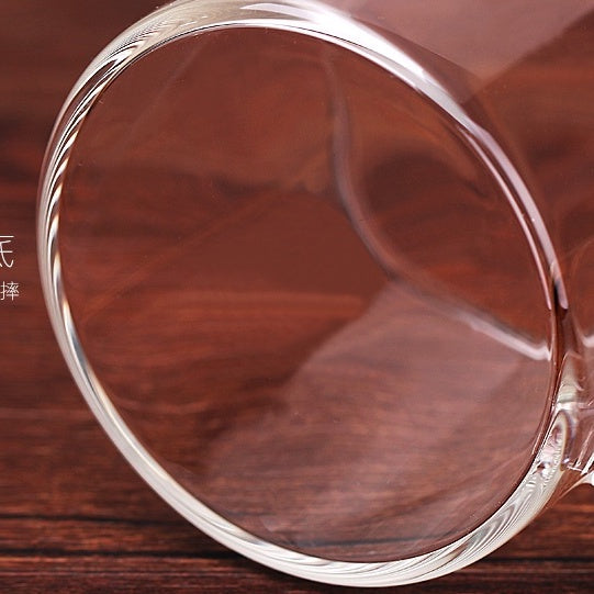 Locaupin -20 to150℃ Borosilicate Glass Mugs Double Wall Glass Tea Cups, Hot Tea, Fancy Tea Cups Set of 6