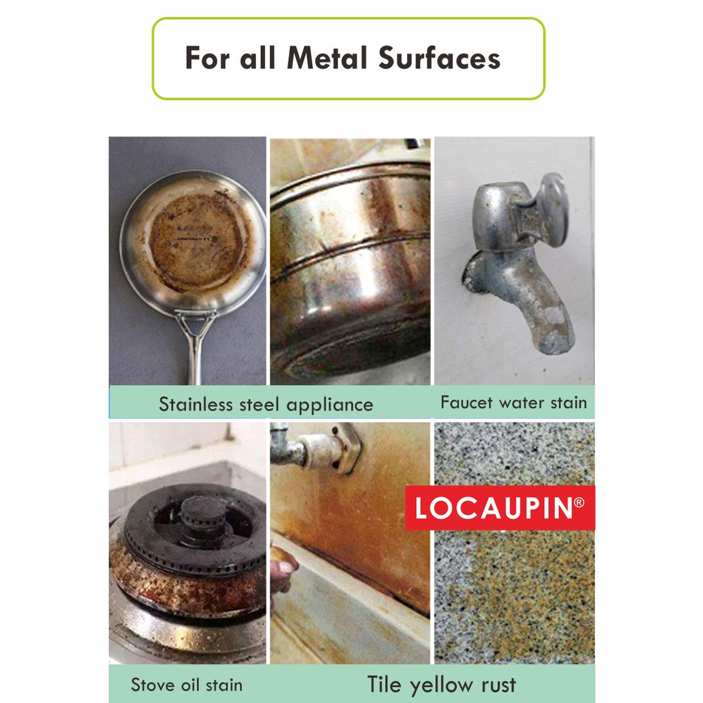 Locaupin Sparklean Magic all Purpose Cleaning Paste Derusting Past Paste Stainless Steel Ceramics Metal Surfaces(150g)