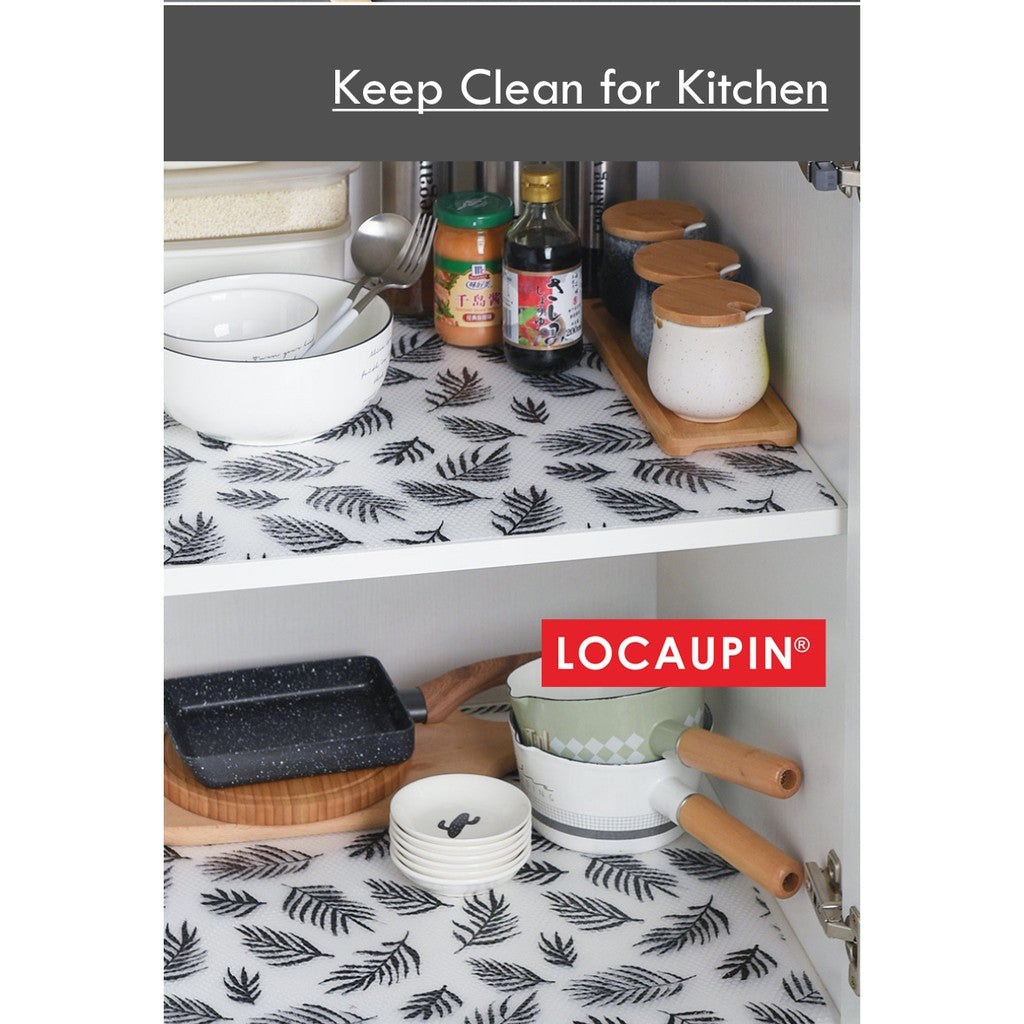 Locaupin Shelf Liner Cabinet Pad Shelf Liners Refrigerator Mat for Kitchen Home Drawer Table Placemats