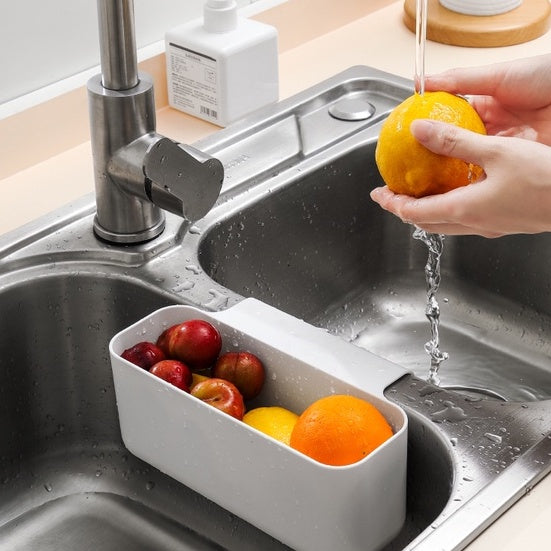 Locaupin Sink Drain Strainer Basket Kitchen Food Waste Leftovers Food Catcher Garbage Corner Sink Strainer