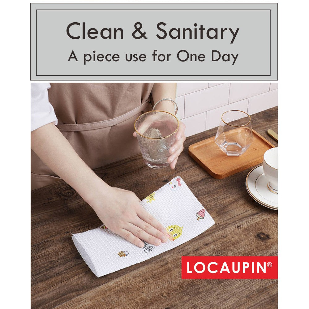 Locaupin 60 Sheets Reusd absorbent & oil absorbent Tissue Paper Towels, Soft & Strong Kitchen Tissue Paper Towels